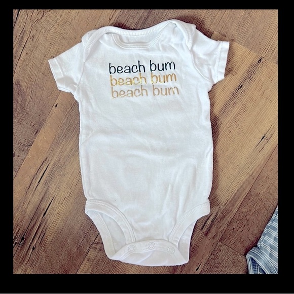 Carters Onsies Various Sizes Green and White (x3) - Picture 2 of 7